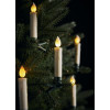 Conj. 10 Velas Led com Clip